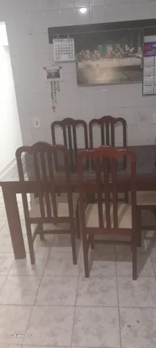 Mesa madeira 6 lugares