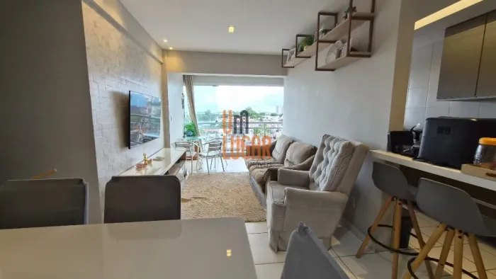Um Lugar Imóveis aluga: apartamento mobiliado no Edifício Torres Dumont, Pedreira, Belém -