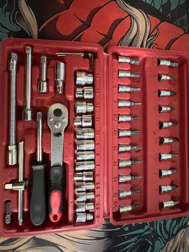 Kit 46 chaves de soquete