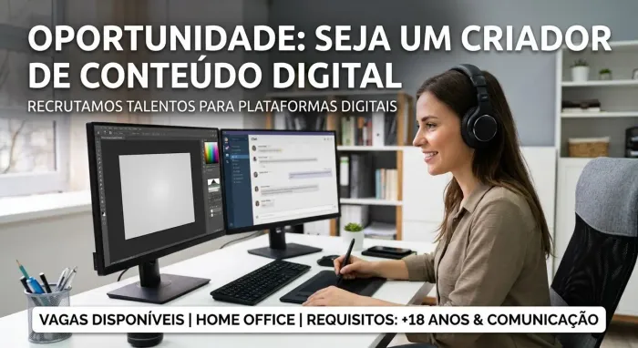 Buscamos Criadores de Conteúdo e Streamers para Parceria Digital