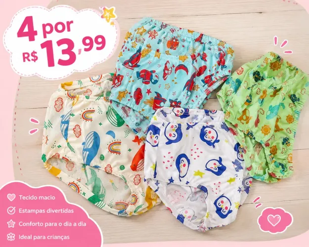 Cuecas infantis