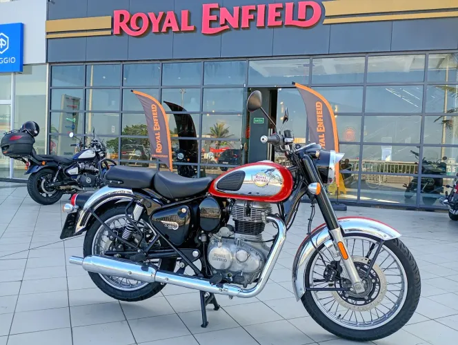 Classic 350cc. Chrome Red EDSON *