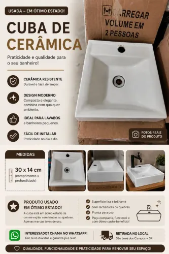 Cuba cerâmica