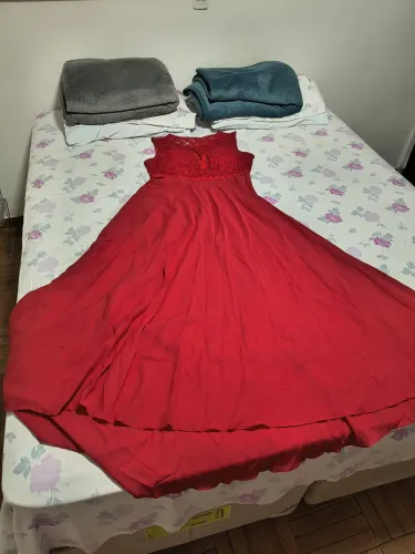 Vestido de festa vermelho