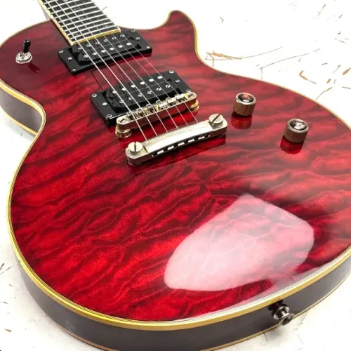 Guitarra Epiphone by Gibson Les Paul Custom Prophecy Dirty Fingers Red 2011