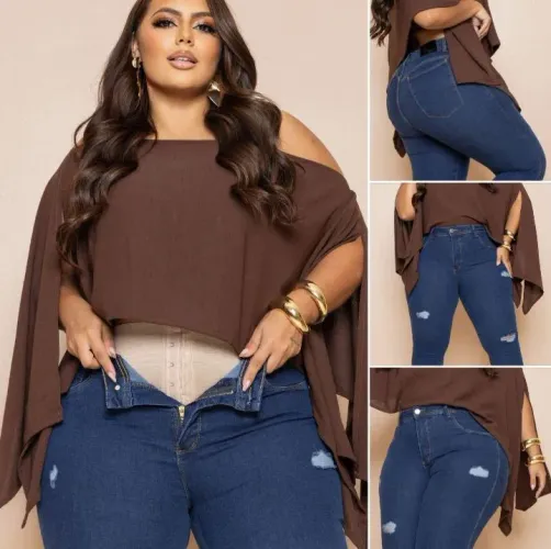 Seca barriga Calça com Cinta embutida lançamento