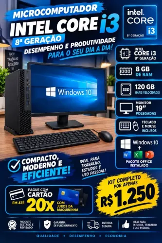 Computador Completo Dell Optiplex 3060