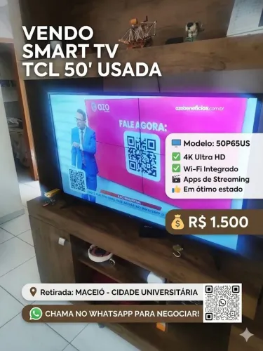 Vendo Tv semi nova 50 polegadas 