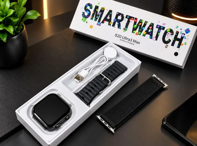 Smartwatch Novo na Caixa + 2 Pulseiras