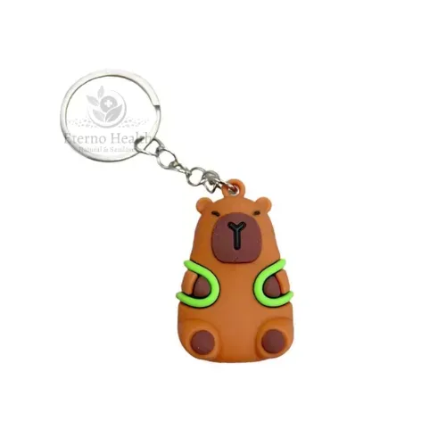 Chaveiros Emborrachado Premium Capivara Capybara capivarinha fofa