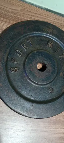 2 anilhas de 15kg 