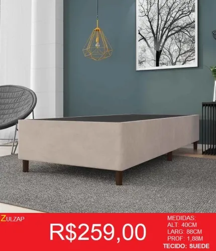 Box Solteiro - a melhor do mercado - super resistente - entrega GRÁTIS 