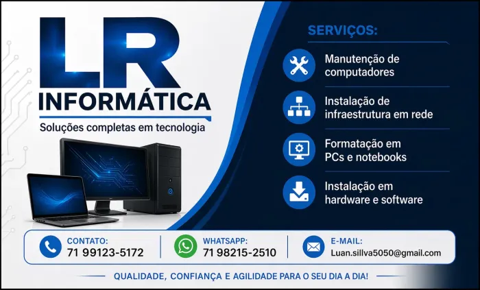 Serviços de TI ? Soluções para Computadores e Empresas