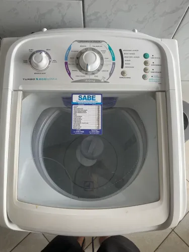 Máquina de lavar Electrolux Turbo Economia 8kg