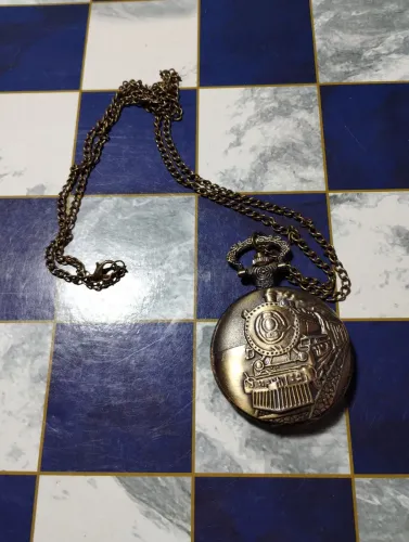 Relógio Vintage temática trem
