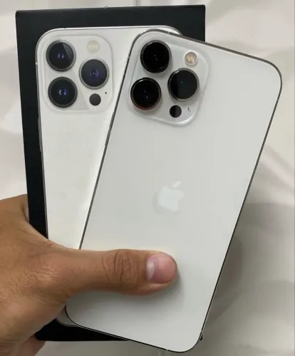 iPhone 13 Pro Max branco 128 Gb 6 meses garantia