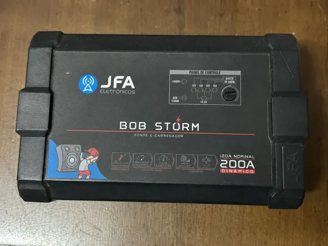 Fonte JFA Bob Storm 200A Dinâmico 120A Nominal - Excelente Estado