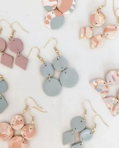 MINI FÁBRICA DE BRINCOS E ACESSÓRIOS EM POLYMER CLAY COMPLETA