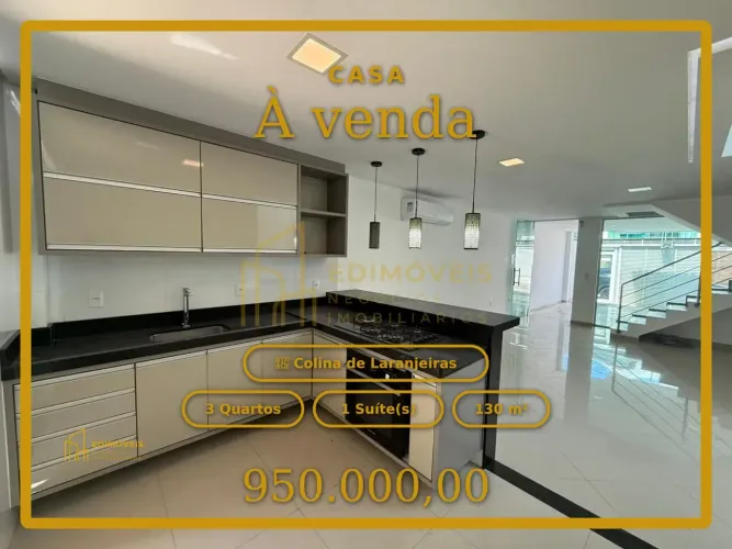 Casa espaçosa em Colina de Laranjeiras, perto de tudo!