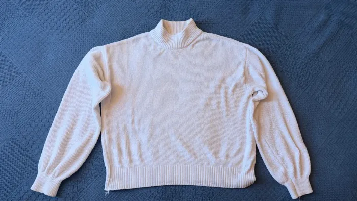 Blusa Branca de Frio