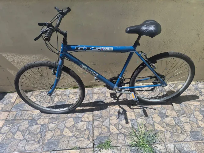 Bicicleta GTS M3 Racing Aro 26 Azul 21 Marchas Mountain Bike