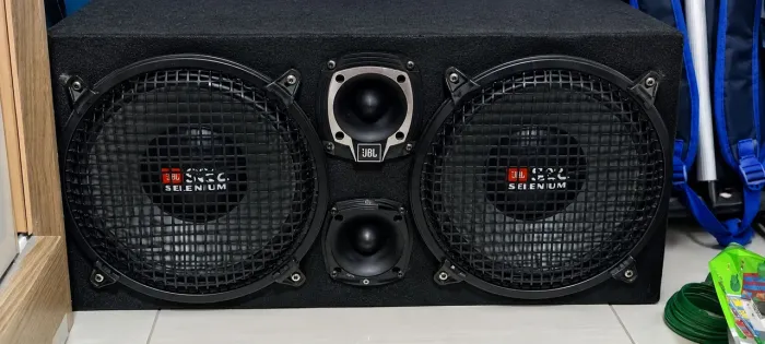 Som automotivo completo JBL+Roadstar