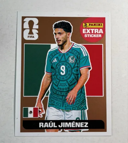 Figurinha Extra Legend Bronze Raúl Jimenez Copa 2026