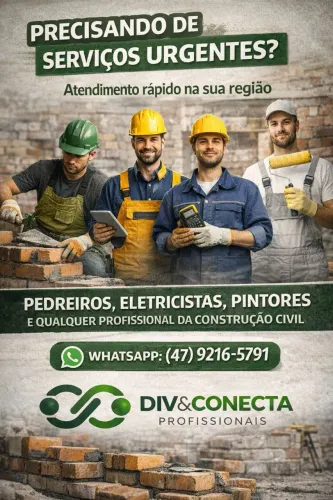 Precisa de pedreiro, eletricista e pintor? Atendimento Rápido!
