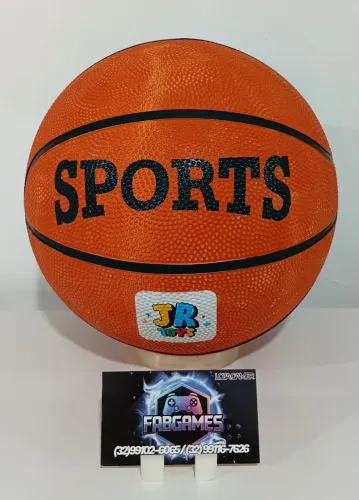 Bola de basquete na promoção aqui na LOJA FABGAMES 
