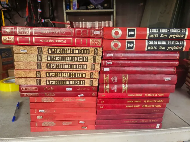 Lote 25 Livros Clássicos Capa Dura (As Brumas de Avalon, Platão, Balzac)