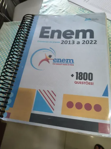 Apostila Enem 2013 a 2022 com gabaritos e folhas de redação