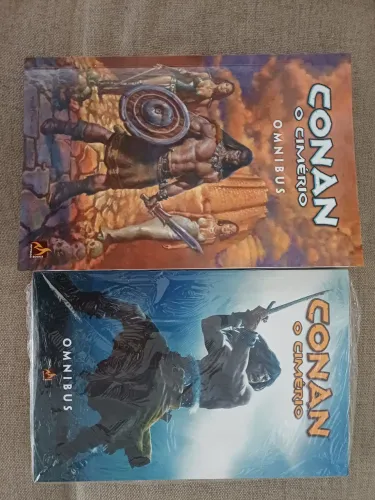 Hq Conan O Cimério Omnibus vol. 1 e 2 - ed Mythos