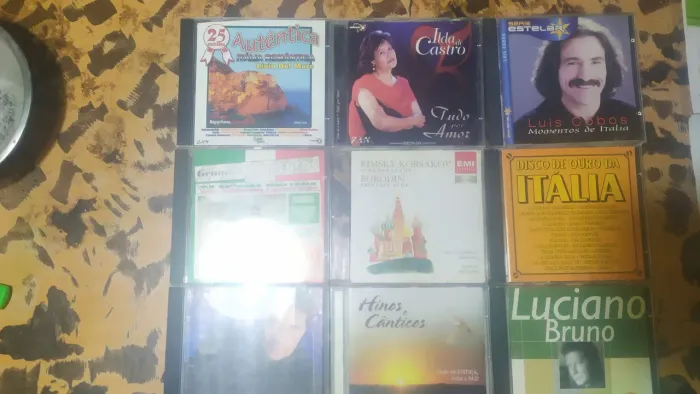 Cds Música Italianas e Jogos XBox 360