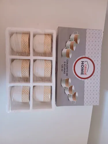 Kit de xícaras lacrada