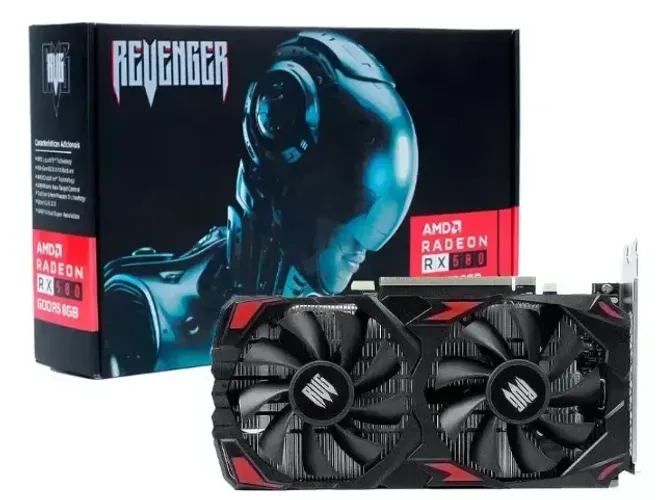 RX 580 8GB DUAL FAN LACRADA - OBTENHA O MELHOR DESEMPENHO EM SEUS JOGOS