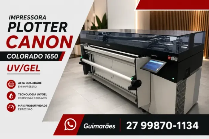 Impressora Plotter Canon Colorado 1650 UV/Gel
