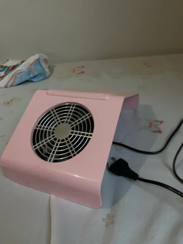Coletor de Pó para Unhas Nail Dust Collector BQ-858-2A Rosa