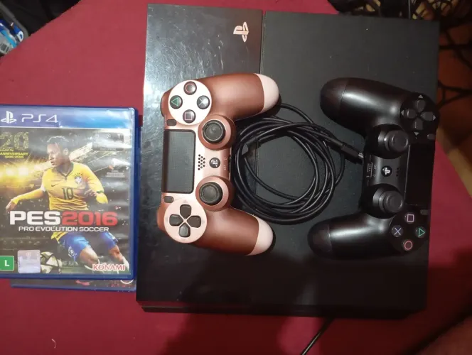 Ps4 Fat 500gb 2 controles e 2 jogos