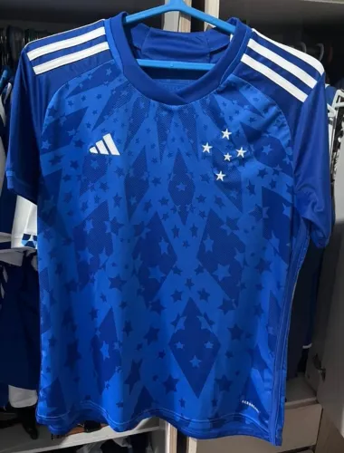 Camisa Cruzeiro 2024 Azul Feminino Original Adidas M