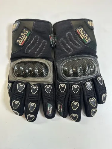 Luva Tutto Rx Carbon Preta Verde Moto Tam Xl Original