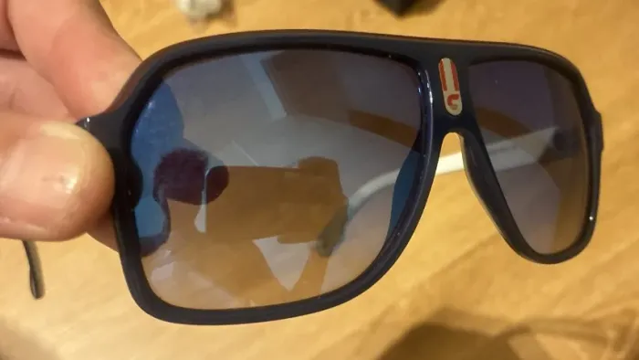 VENDO - Óculos de Sol Carrera 1001/S Original - Azul Espelhado - Com Case e Estojo