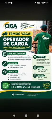 Vagas urgentes