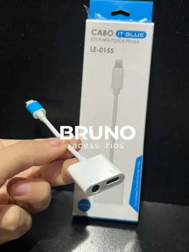 Adaptador de Áudio 2 em 1 P2