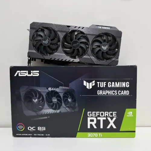 PLACA DE VÍDEO ASUS GEFORCE RTX 3070 Ti TUF GAMING