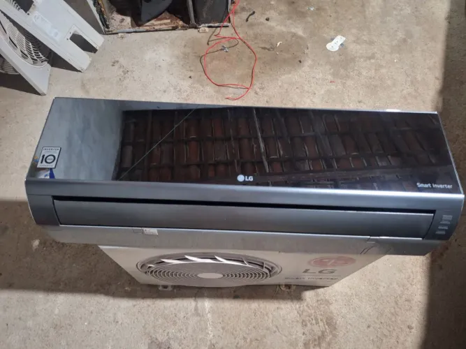 Ar-condicionado lg smart inverter de 12 mil btus serpentina de cobre com gás controle eva