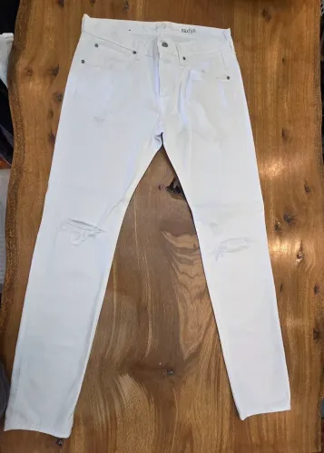 calça jeans 7 for all mankind branca 42