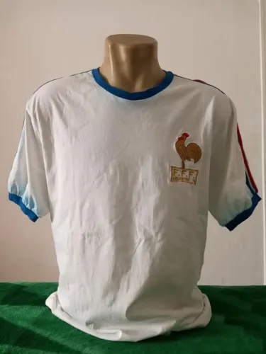 Camisa Retrô da Seleção da França 1978