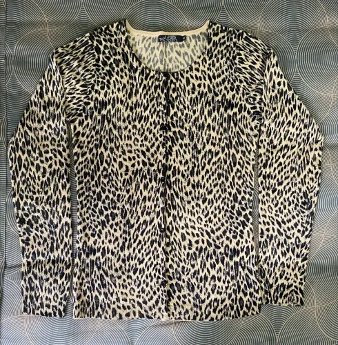 Casaqueto de Tricô Estampado TVZ