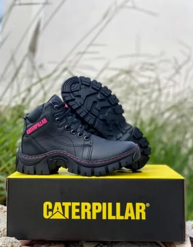 Bota Caterpillar Rosa Feminino Pronta Entrega