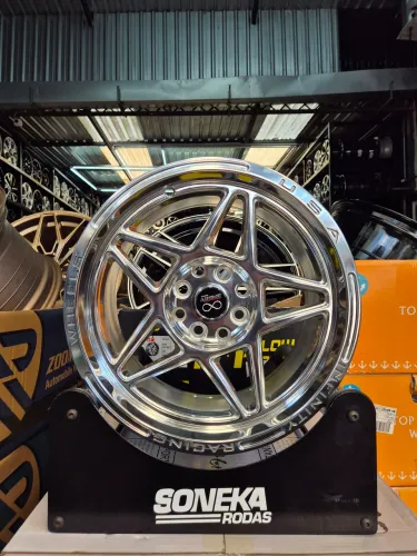 Jogo de rodas INFINITY DELTA aro 15 - 4x100 e 4x108